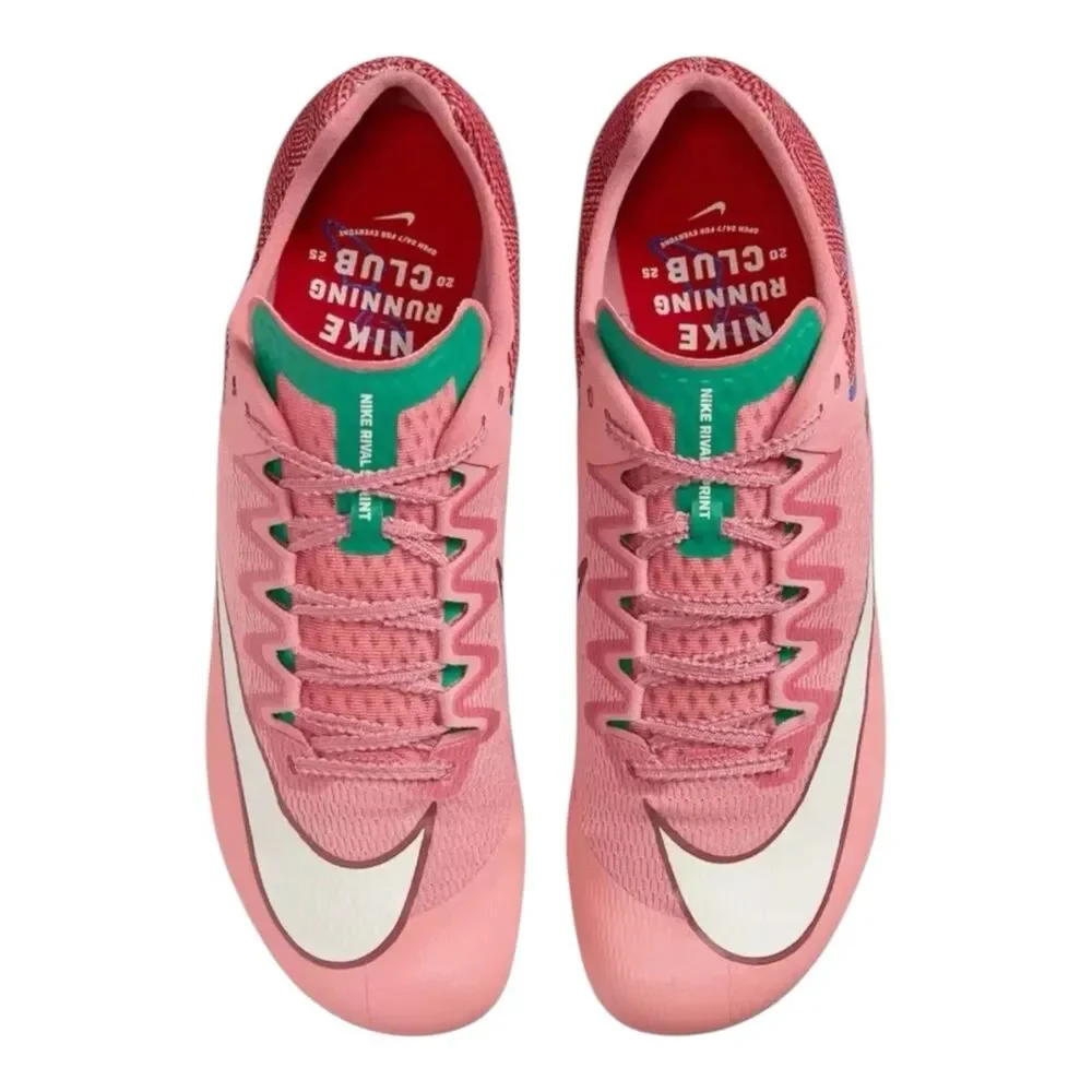 Nike Rival Sprint All Track Spikes Red Stardust/Pale Ivory HQ2061-600, Men’s 14
